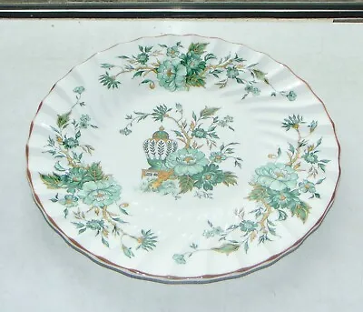 Buy Crown Staffordshire Bone China Kowloon Pattern Dinner Plate 27cm C1960s Green • 8£