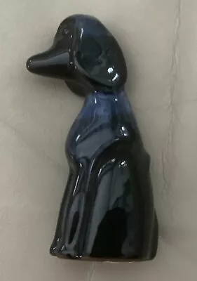 Buy Vintage 3.25” Blue Mountain Pottery Long Ear Dog Figurine HTF Blue Drip Glaze • 13.22£