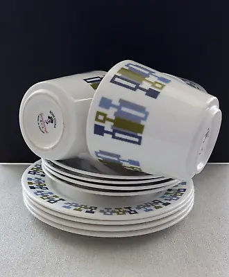 Buy Vintage 1960s Royal Vale GAINSBOROUGH Bone China Tea Cups Saucers & Side Plates • 12£