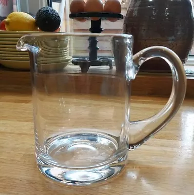 Buy Dartington Crystal Glass Jug Straight Sided 0.5l Lovely Condition Heavy • 15£
