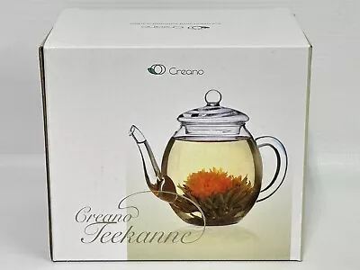 Buy Creano 75006 Teapot Single Teapot 500 ML Transparent • 15.99£