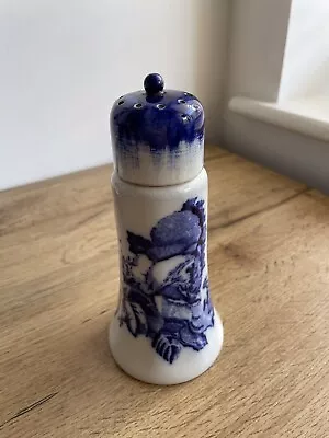 Buy Antique Ironstone Staffordshire Blue & White Floral Sugar Sifter • 20£