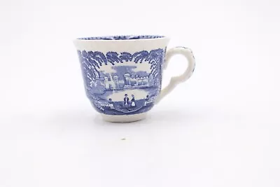 Buy Porcelain Masons Vista England Antique Blue Ware Teacup Vintage Cup Transferware • 9.47£