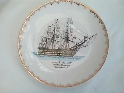 Buy  H.M.S Victory Collectors Plate, Lord Nelson Pottery, England, 7 , 1960s • 10£