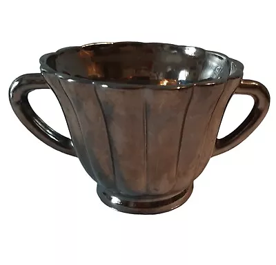 Buy Vintage Mid Century Queens Lusterware Sugar Bowl • 22.13£