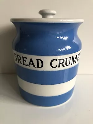 Buy T.G.Green Cornishware Jar BREAD CRUMBS Small 12.5cm / 18s • 0.99£