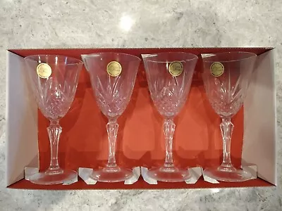 Buy 4 X Chantilly 24% Lead Crystal Wine Glasses Made By Cristal De France • 0.99£