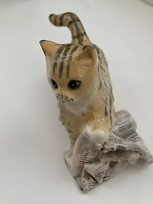 Buy ROYAL DOULTON Cat, “In The News” Approx 2 Inches • 10£