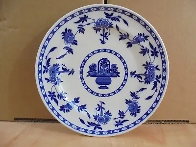 Buy  Minton Blue And White Delft Dinner Plate. 27cms Diameter. Used. • 12£