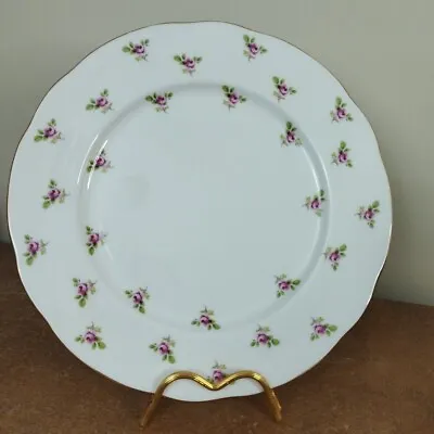Buy Vintage Duchess English Bone China, Pink Rosebuds Pattern, Dinner Plate 26.5cm • 9.95£
