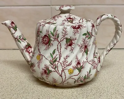 Buy Gorgeous Vintage Spode Copeland China Teapot Rosebud Chintz Made In England • 39.99£