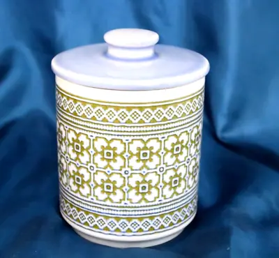 Buy Vintage Retro Hornsea Tapestry Preserve Pot With Lid For Honey Jam Or Marmalade • 8£