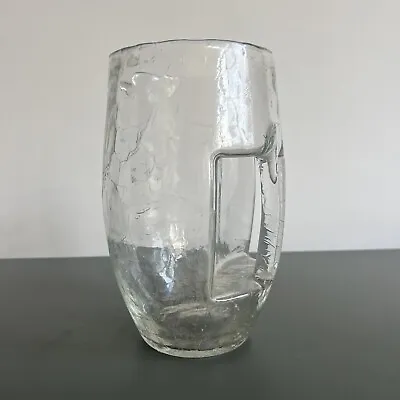 Buy Koloman Moser For Loetz Crackle Glass Pitcher. (1905) Stamped With ISN Co. Ship • 70£