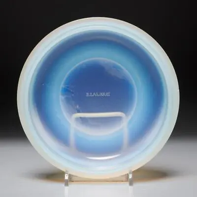Buy Rene Lalique Art Deco Nouveau Opalescent Blue Bowl Vanity Dresser Box NO LID • 1,469.92£