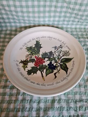 Buy Portmeirion Holly And Ivy Dinner Plate 10 Inches • 12.99£