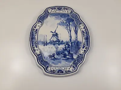 Buy The Delftse Pauw Wall Hanging Plaque - Good Condition - 26.5 Cm Tall • 18£