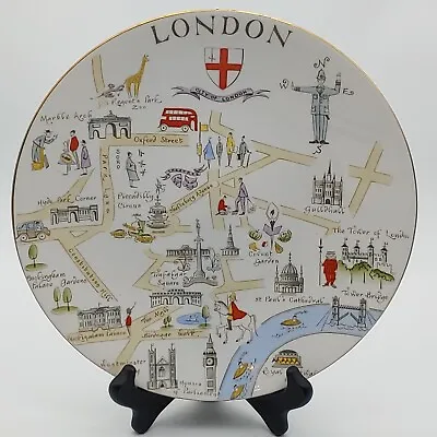 Buy Vintage Tuscan Fine English Bone China • London Famous Sights Streets 10  Plate • 11.92£