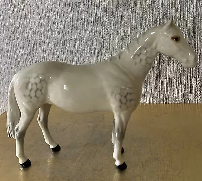 Buy BESWICK HORSE PONY THE HUNTSMAN'S HORSE GREY GLOSS MODEL No. 1484 PERFECT (a) • 95£