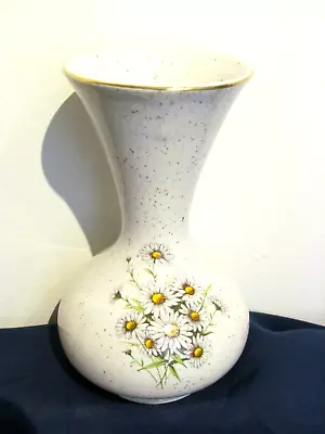 Buy VINTAGE KERNEWEK Cornish Pottery Daisy Floral Design Decorative Flower Vase • 8£