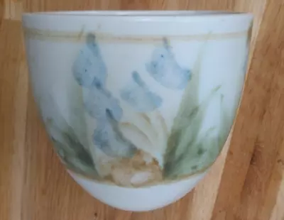 Buy Art Pottery Pocket Wall Sconce Planter Abstract Watercolour Design Bluebell Pot • 10£
