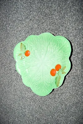 Buy Vintage Serving Dish Plate Carlton Ware Saladware Cabbage Leaf Tomato 7.5” • 4.95£