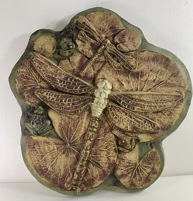Buy Bernard Rooke Rare Wall Plaque - Frogs, Liliypads And Dragonflies • 50£