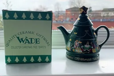 Buy Vintage Wade Collectable China Christmas Tree English Life Teapot • 25£