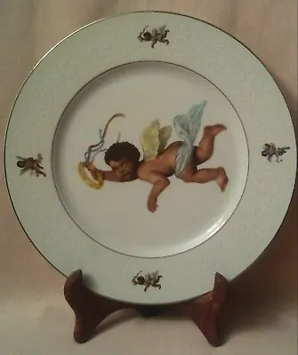 Buy Rare! Four Crown China Angel 10 1/2  Porcelain Plate • 24.33£