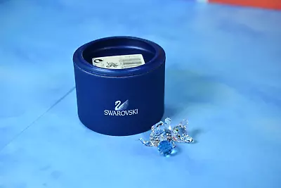 Buy Swarovski Crystal KITTEN LYING BLUE BALL OF WOOL 631857 Cat Mint Boxed Rare • 75£