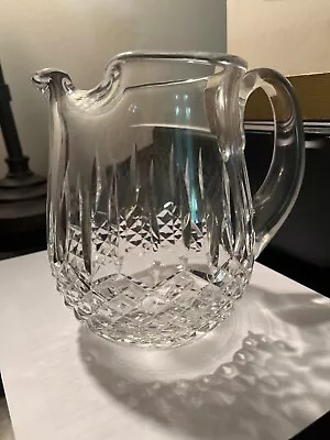 Buy Waterford Irish Crystal Lismore 32 Oz 6.25” Water Pitcher W Ice Lip Signed • 56.59£