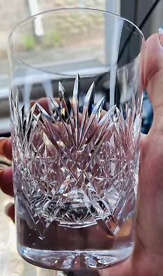 Buy Thomas Webb St. Andrews 8 OZ Flat Tumbler Whiskey Glass Cut Barware Signed-3 • 57.53£