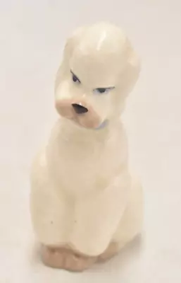 Buy Vintage Szeiler Poodle Dog White Figurine Statue Ornament • 19.95£