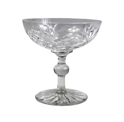 Buy Vintage Crystal Cut Clear Etched Champagne Goblet Glass 10  Tall  • 12.50£