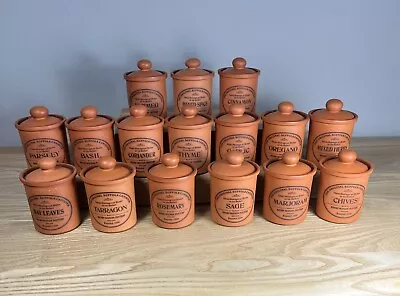 Buy 16 X Henry Watson The Original Suffolk Canister Storage - Spice & Herb Pots/Jars • 64.99£