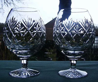 Buy Lovely Pair Of Royal Doulton Knightsbridge Pattern 5 1/4  Brandy Glasses • 25£