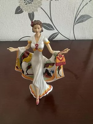 Buy Divinely Deco Clarice Cliff Inspired Art Figurine Damaged On One Hand  • 5£