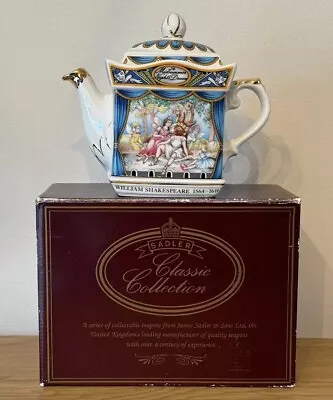 Buy Vintage Sadler Teapot William Shakespear 1564-1616 • 12£