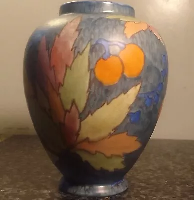 Buy A Vintage Carlton Ware Small Art Deco Vase Cherry Pattern 3272 C1930 • 19.99£