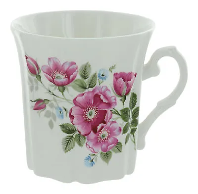 Buy Vintage Royal Grafton Fine Bone China England Pink & Blue Flowers Coffee Tea Mug • 40.65£