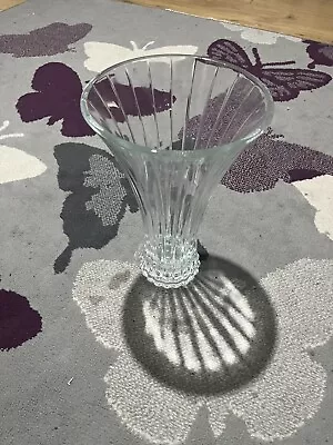 Buy Large Cut Glass Vase 10.5” High Possibly Tyrone Crystal • 35£