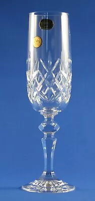 Buy BOHEMIA CRYSTAL - FLAMENCO DESIGN - FLUTE CHAMPAGNE GLASS (180ml) 21.5cm/ 8 1/2  • 18£