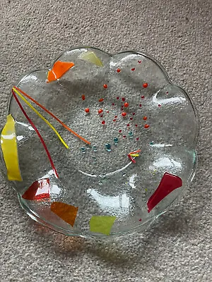 Buy Retro Vintage Funky Glass Dish - Colourful • 4£