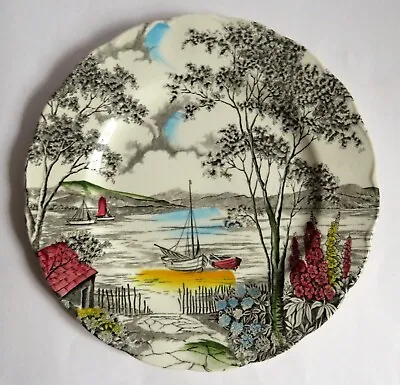 Buy Decorative W H Grindley Plate. 'Holiday'. Staffordshire, England • 13.99£