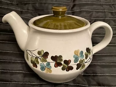 Buy Vintage Denby Tea Pot Shamrock Design • 11£