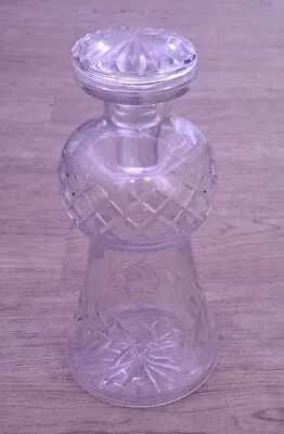 Buy Large Scottish Thistle Shape Whisky / Wine Decanter Crystal Glass Old Vintage • 24.99£