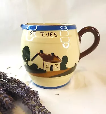 Buy Collectable Vintage Motto Ware 'St Ives' Jug By Watcombe Pottery With Motto 1950 • 19£