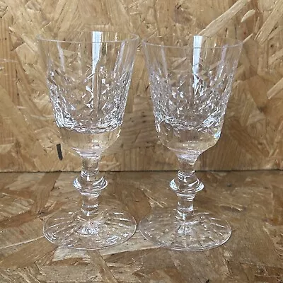 Buy 2 X Vintage Edinburgh Crystal Glass Highland Port Sherry Liqueur Glasses 11.5cm • 7.99£