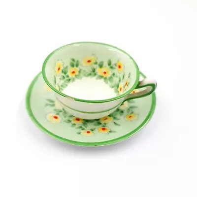 Buy Antique Royal Crown Staffordshire Miniature Floral Tea Cup & Saucer 13733 A/F • 19.95£