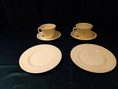 Buy Wood’s Ware Jasmine 1940/50s  2 X Cups Saucers & Side Plates 6 Piece Set  • 9.99£