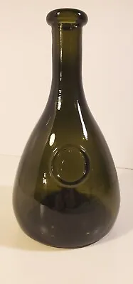 Buy Vintage Holmegaard Cherry Elsinore Olive Green Wine Bottle Carafe Decanter  • 21.77£